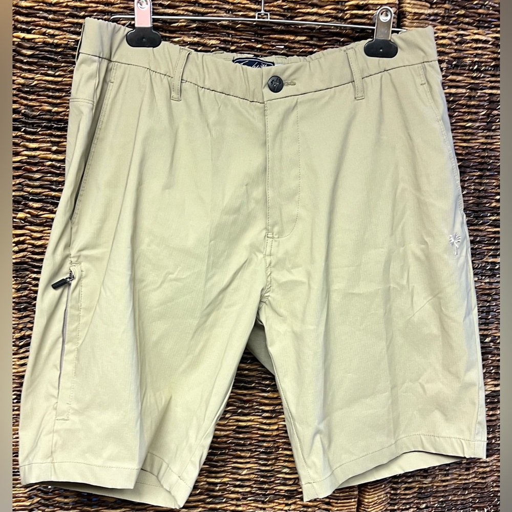 Trunks‎ Surf and Swim, Men's Tan Shorts- Size:32, Pre- Owned